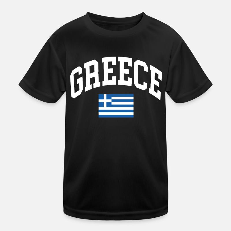 Drapeau de la Grèce T-shirt sport Enfant