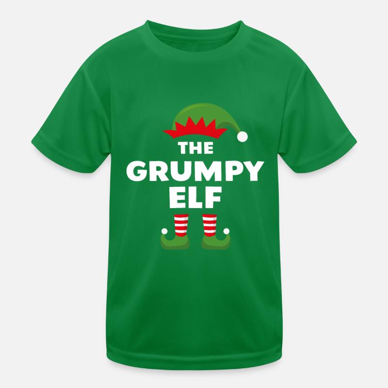 The Grumpy Elf Kids Functional T-Shirt