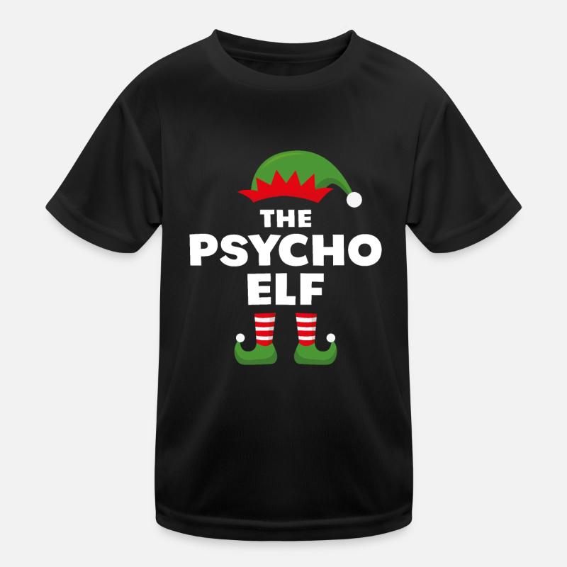 The Psycho Elf Kids Functional T-Shirt