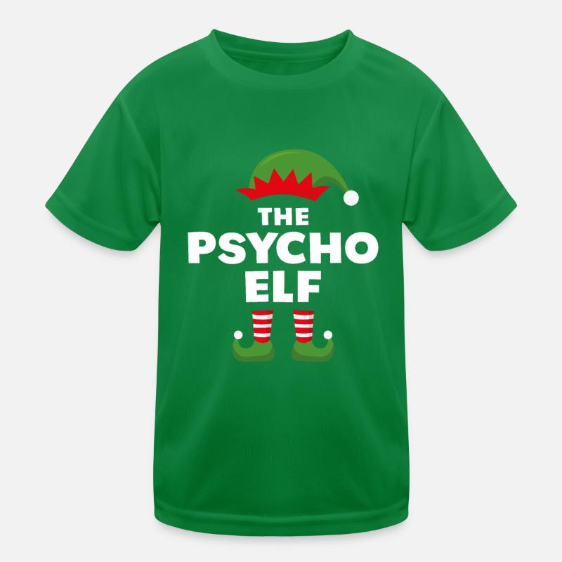 The Psycho Elf Kids Functional T-Shirt