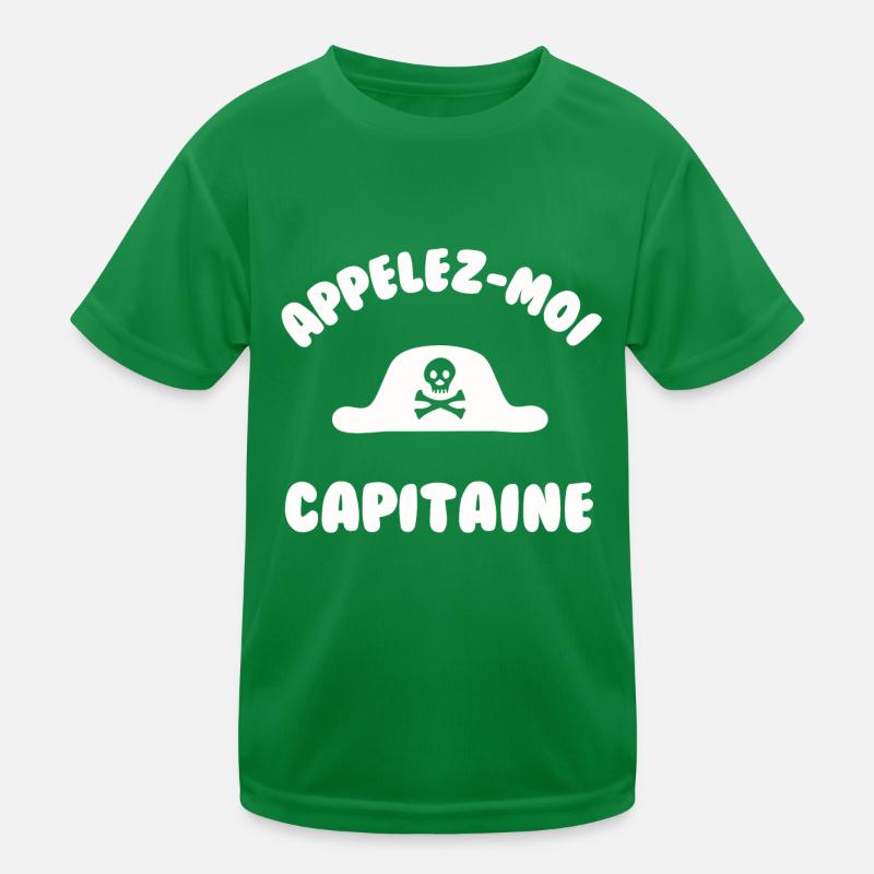 Appelez moi capitaine T-shirt sport Enfant