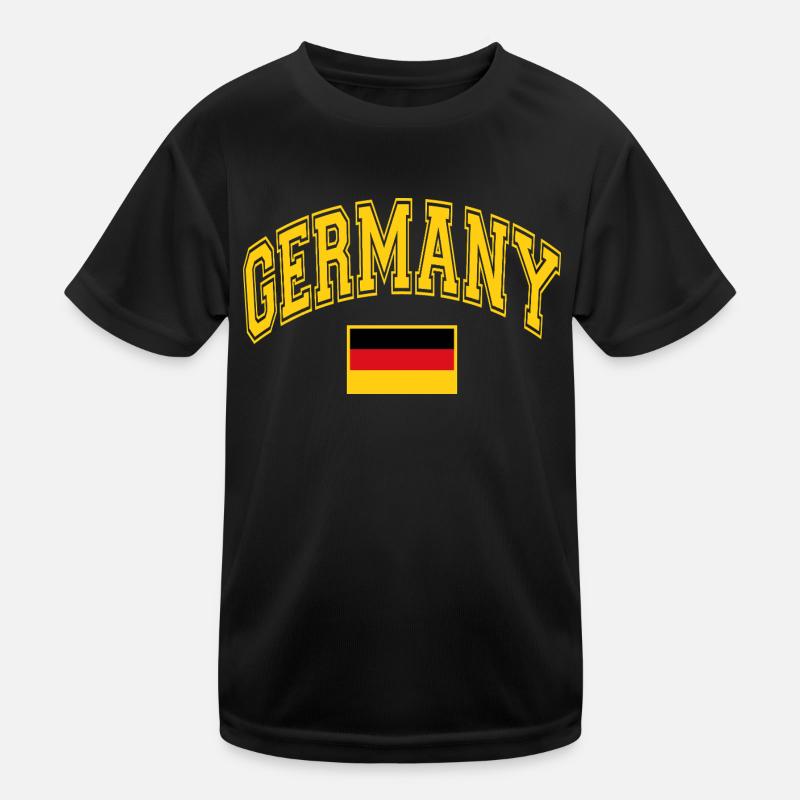 Germany Flag Kids Functional T-Shirt