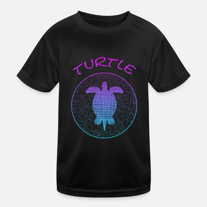 Turtle Kinder Funktions-T-Shirt