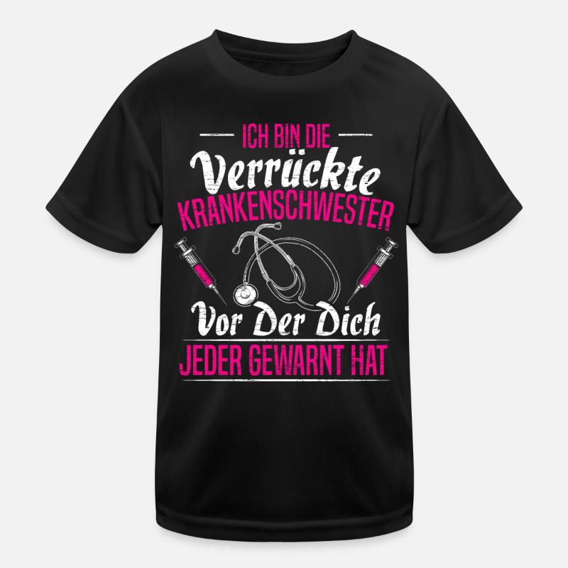 Kranke Schwester Krankenschwester Geschenk Kinder Funktions-T-Shirt