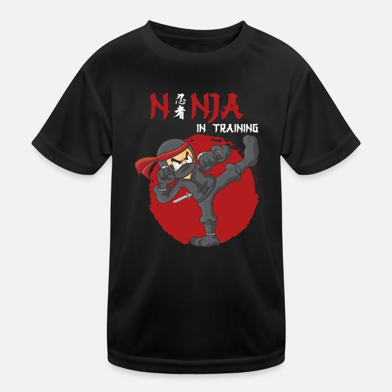 Ninja Schattenkrieger Kinder Erwachsene Kampfkunst Kinder Funktions-T-Shirt