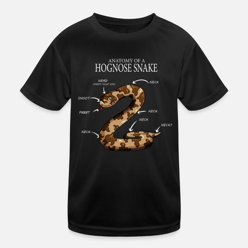 Reptiles serpents Anatomie d’un serpent T-shirt sport Enfant