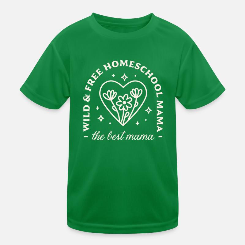 Homeschooling die beste Mutter Kinder Funktions-T-Shirt