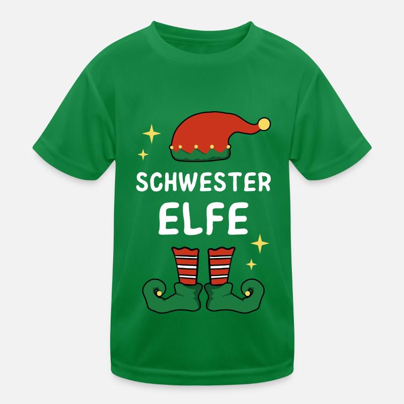 Schwester Elfe Kinder Funktions-T-Shirt