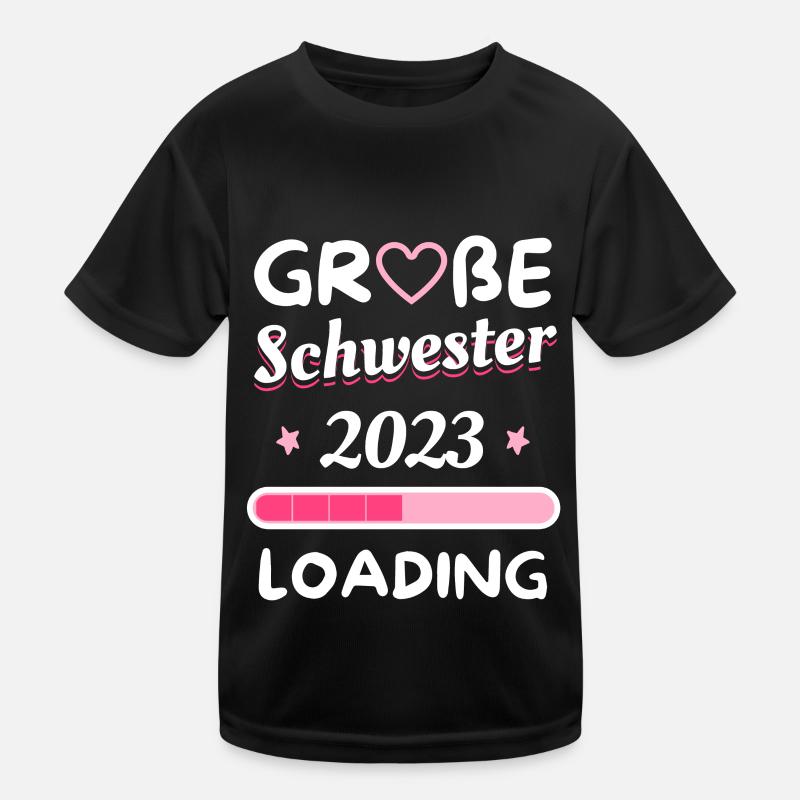 große Schwester 2023 Kinder Funktions-T-Shirt