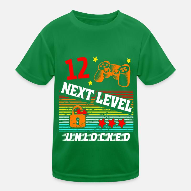 Niveau 12e anniversaire débloqué T-shirt sport Enfant