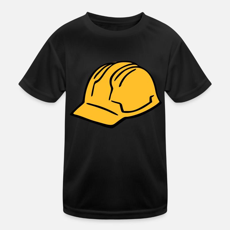 Bau Helm Kinder Funktions-T-Shirt