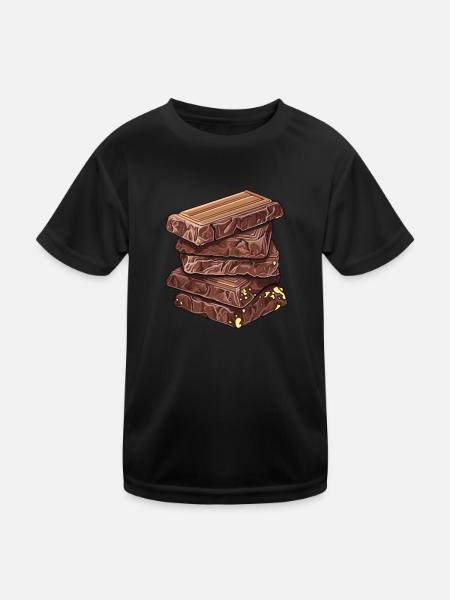 Chocolat Chocolat - T-shirt sport Enfant - noir - Devant