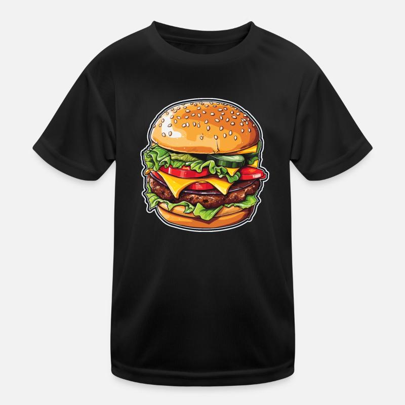 Cheeseburger Magie Kinder Funktions-T-Shirt