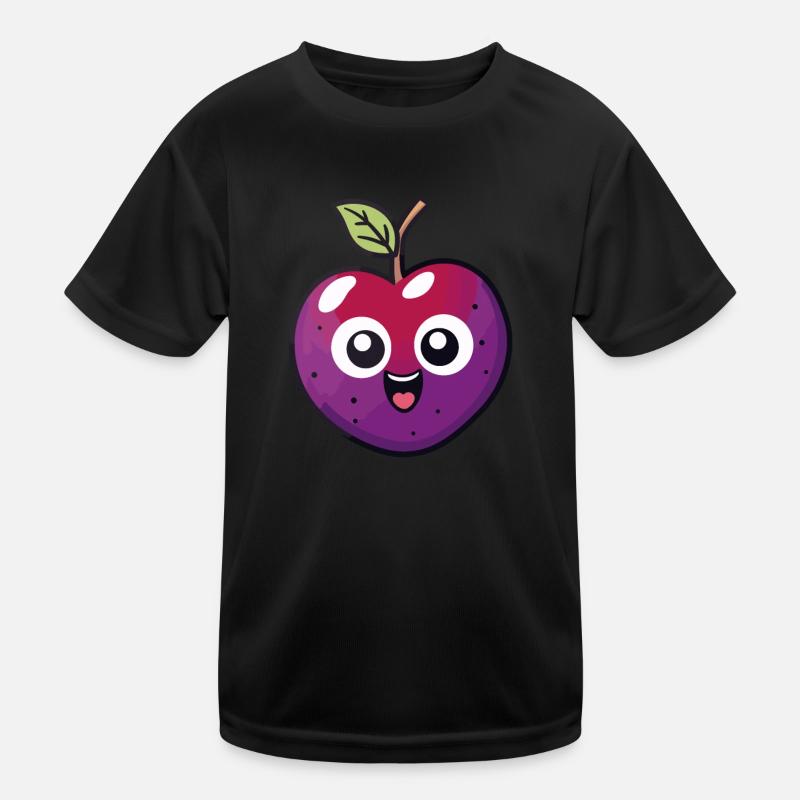 Kawaii Plum Kids Functional T-Shirt