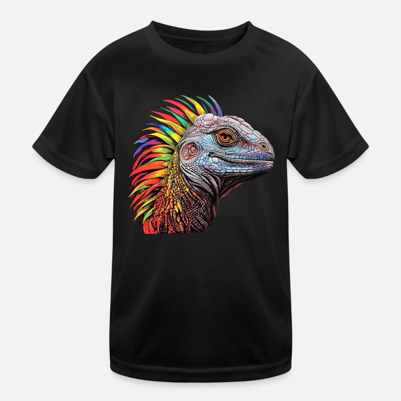 Reptile kaléidoscopique T-shirt sport Enfant