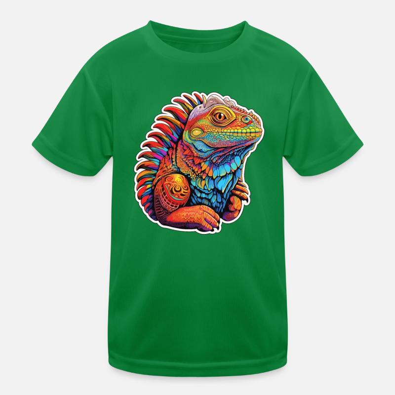 Adorable iguane T-shirt sport Enfant