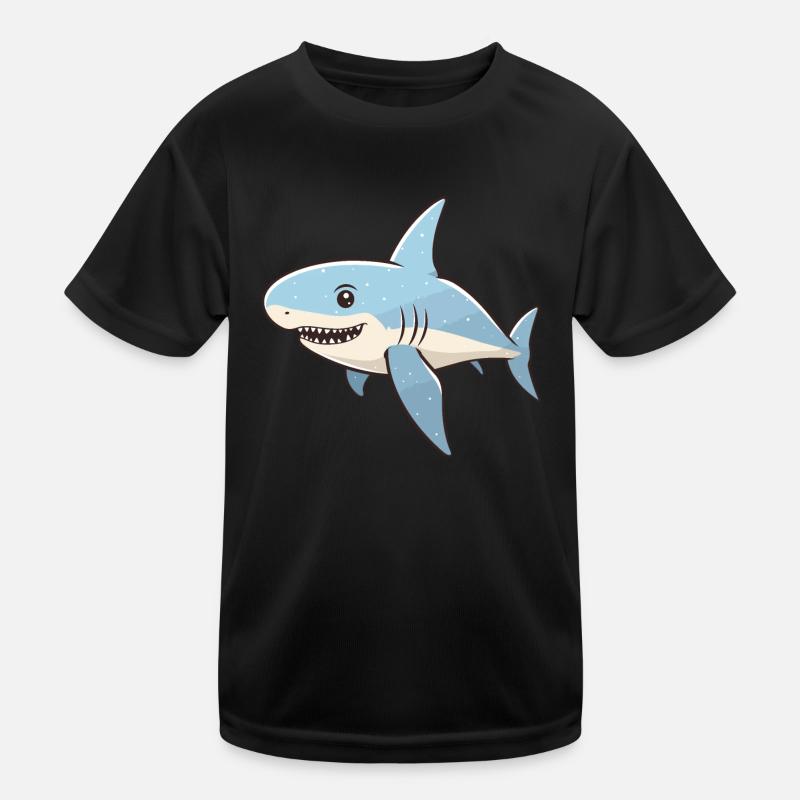 Kawaii Hai - Ocean Wonder Kinder Funktions-T-Shirt
