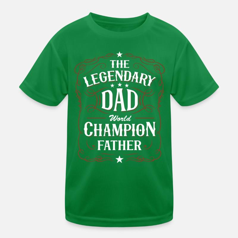 The Legendary Dad Kids Functional T-Shirt
