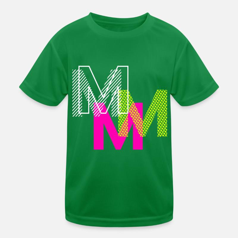 Lettre M T-shirt sport Enfant