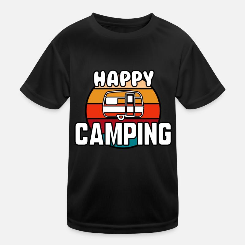 Happy camping Kids Functional T-Shirt