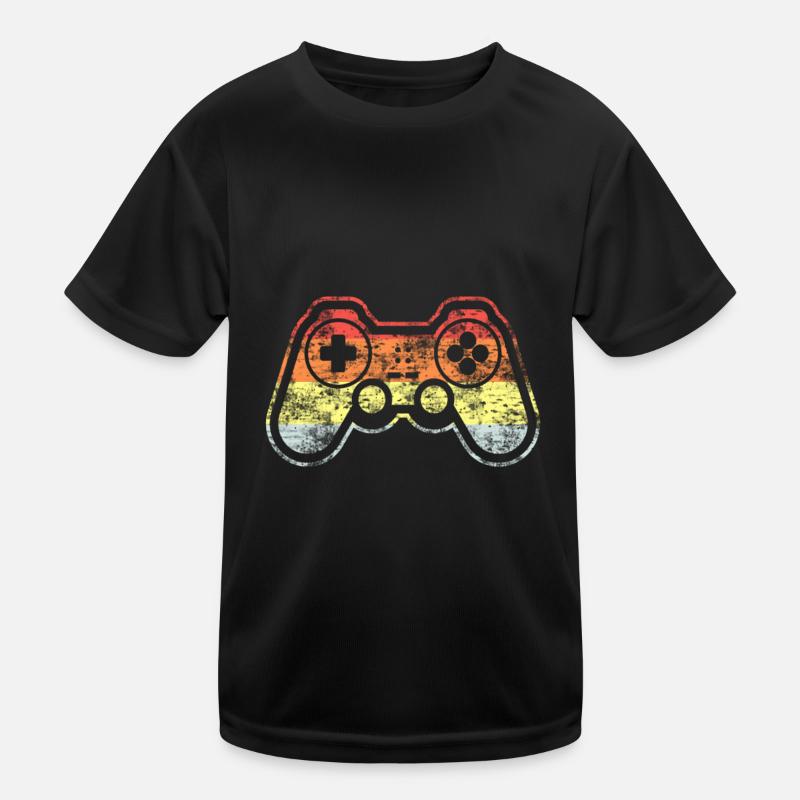 Vintage Gaming Controller Kinder Funktions-T-Shirt