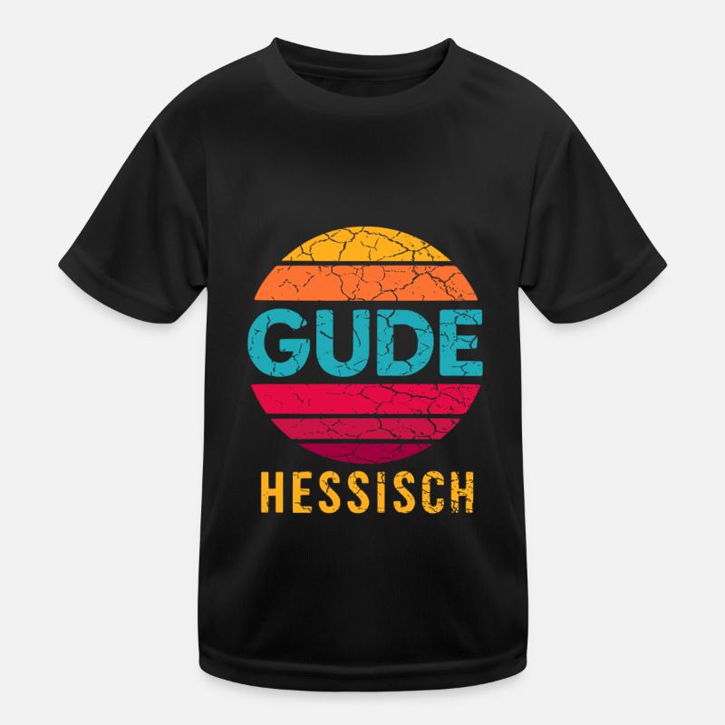 Gude Hessisch Kinder Funktions-T-Shirt