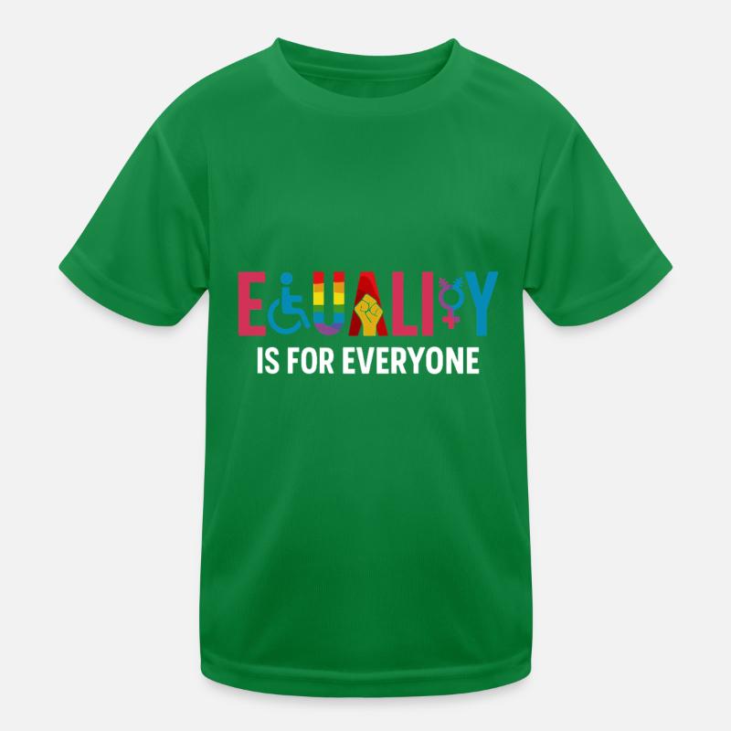 Equality for All – Inclusive Pride Design Kids Functional T-Shirt