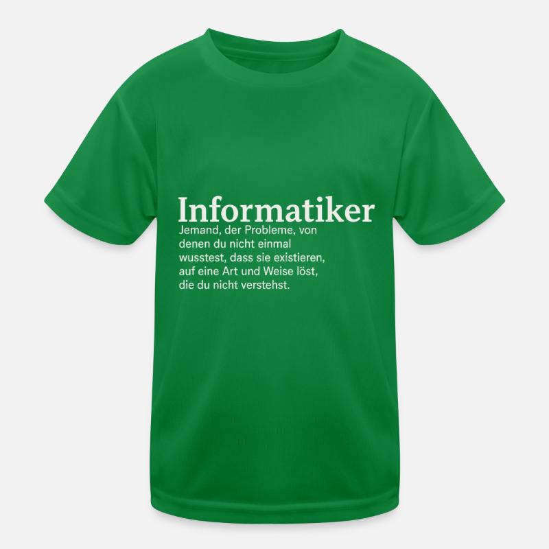 Computer scientist definition funny Kids Functional T-Shirt