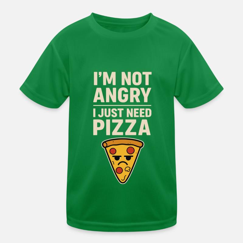 Ne vous aigrez pas – Juste faim de pizza ! T-shirt sport Enfant