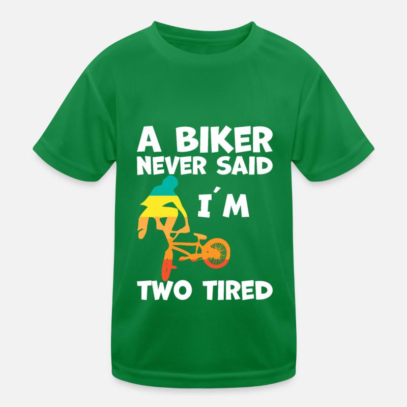 BMX Biker Racing Stunt Kinder Funktions-T-Shirt