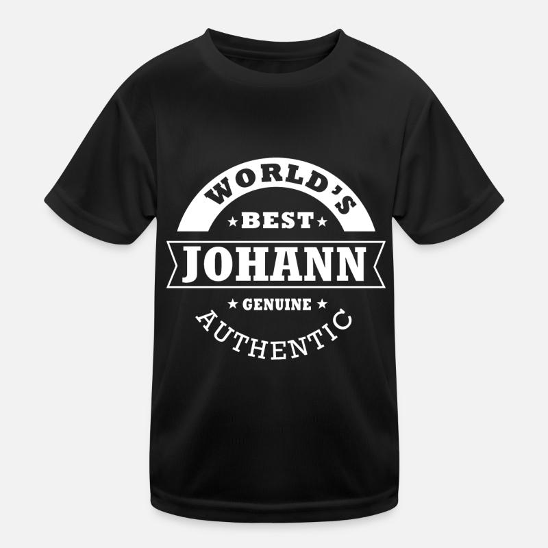 Johann world s best personalized name johann Kids Functional T-Shirt