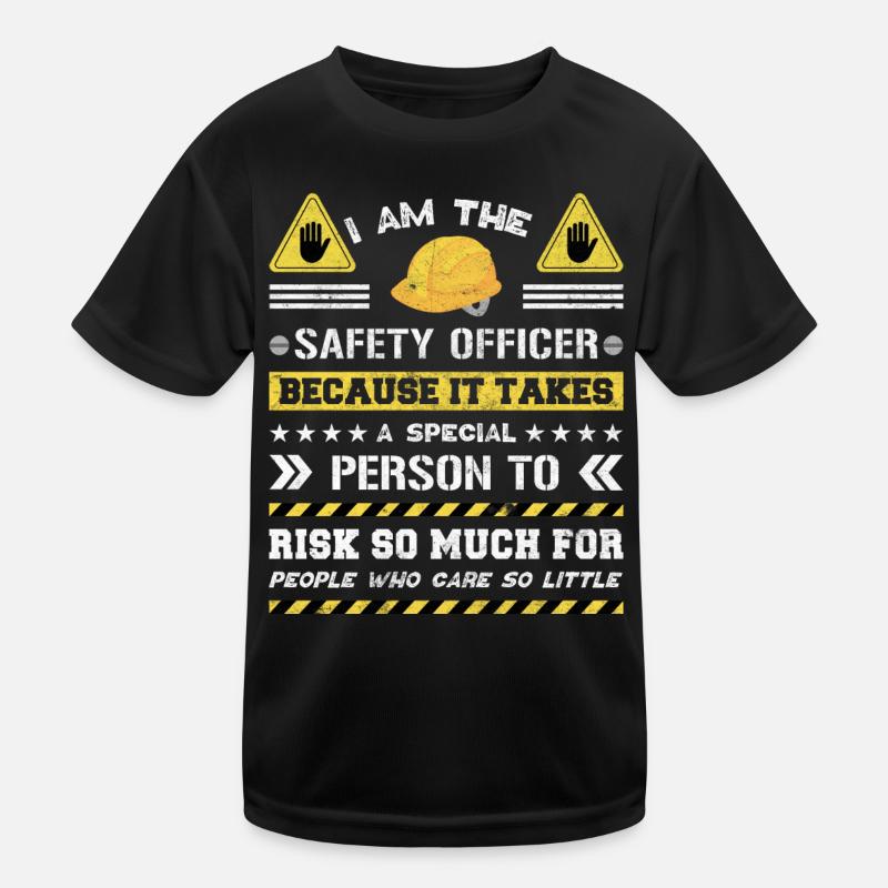 Responsable de la sécurité Agent de sécurité T-shirt sport Enfant