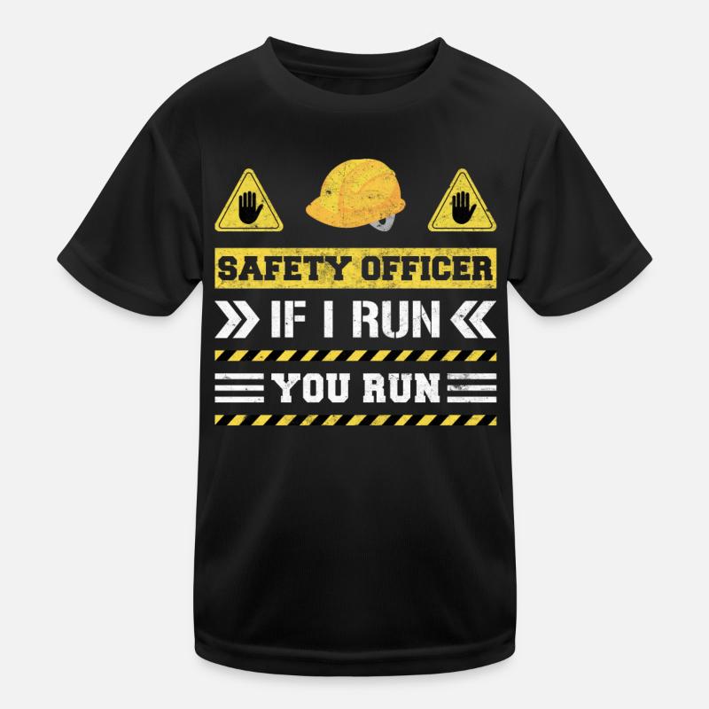 Responsable de la sécurité Agent de sécurité T-shirt sport Enfant