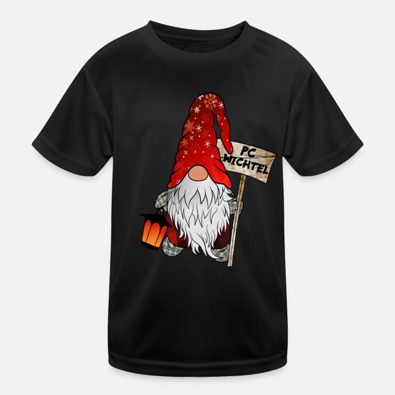 Gnome de Noël PC Gnome T-shirt sport Enfant