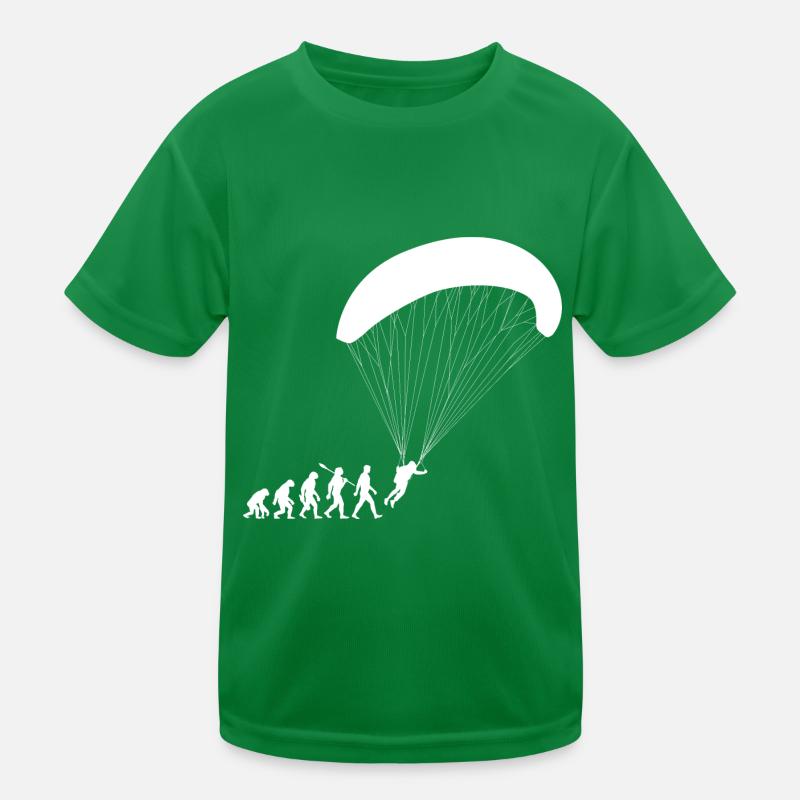 Evolution Paragliding Flying Kids Functional T-Shirt