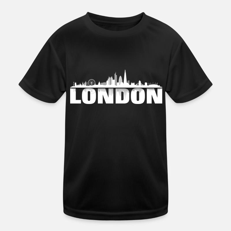 london02light - Kids Functional T-Shirt - black