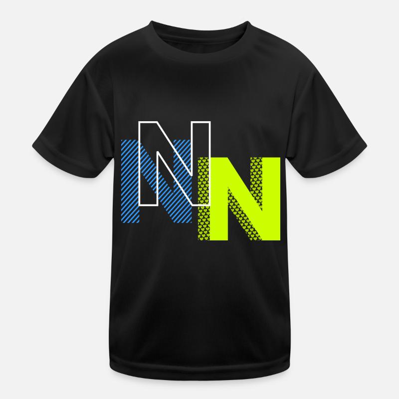 N Buchstabe Kinder Funktions-T-Shirt