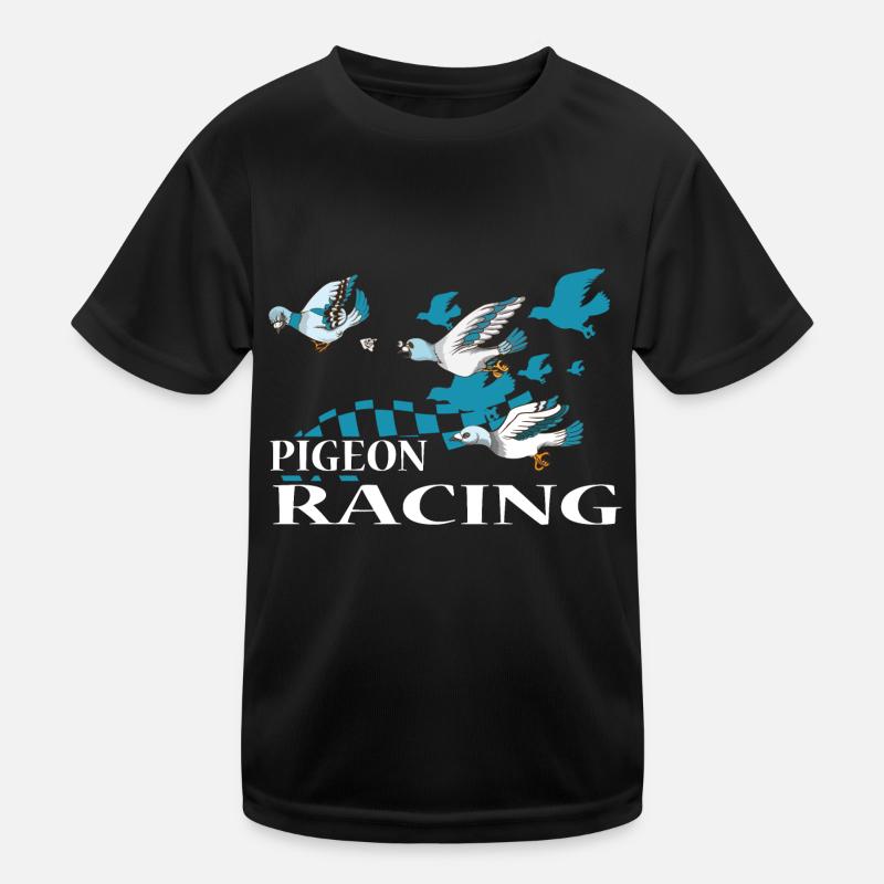 Pigeon pigeons pigeons élevage de pigeons T-shirt sport Enfant