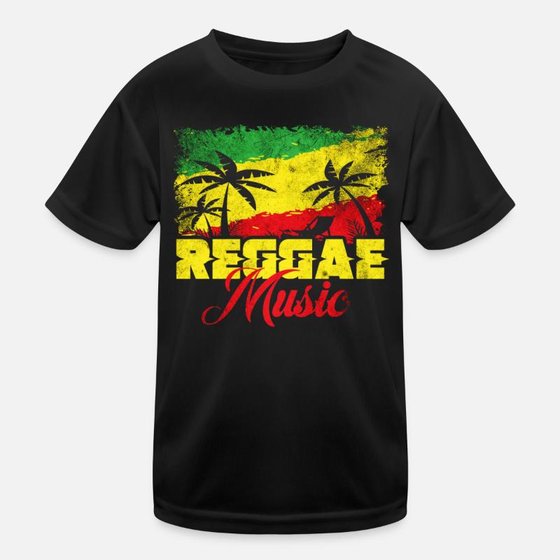 Reggae Musik Kinder Funktions-T-Shirt