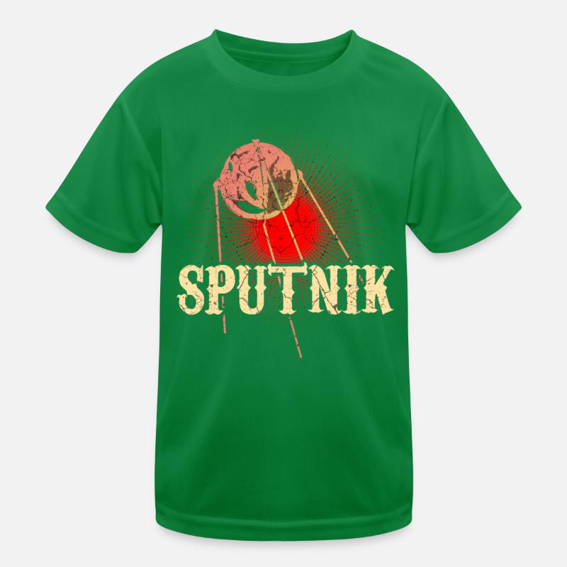 Sputnik Satellite Kids Functional T-Shirt