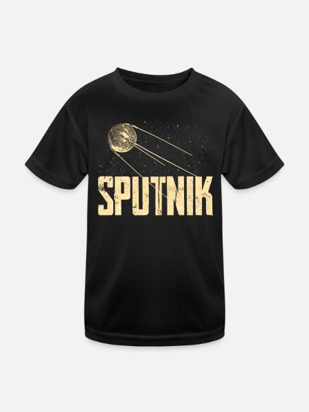 Sputnik - Kids Functional T-Shirt - black - Front