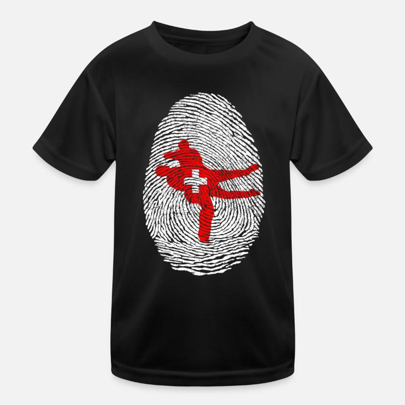 Schwingen Schweiz Kinder Funktions-T-Shirt