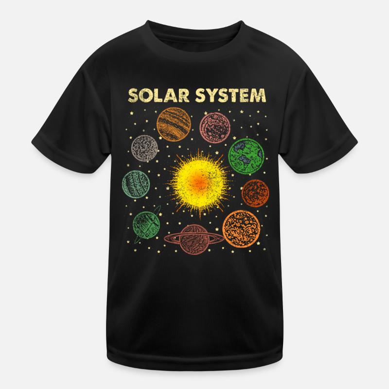 Sonnensystem Kinder Funktions-T-Shirt
