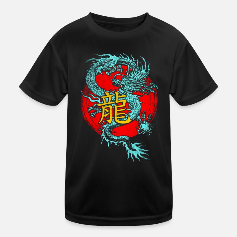 Dragon chinois T-shirt sport Enfant