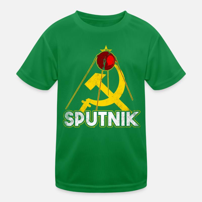 Sputnik Satellite Kids Functional T-Shirt