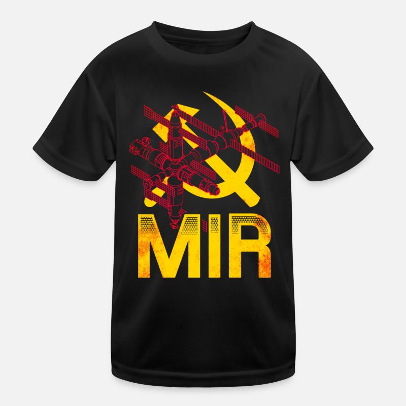 Soviet Space Station Mir Kids Functional T-Shirt