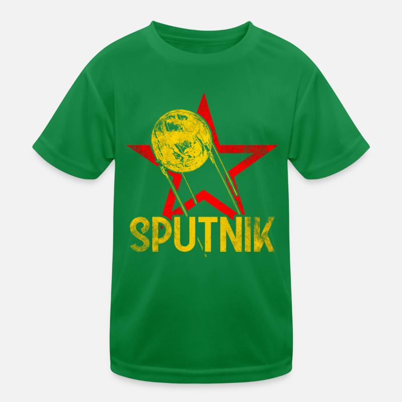 Sputnik 1 Satellite Kids Functional T-Shirt