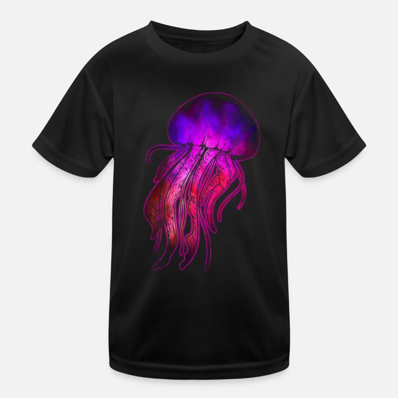 Qualle Kinder Funktions-T-Shirt