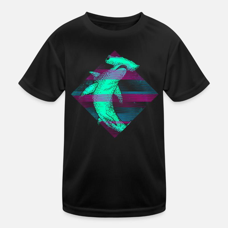 Requin-marteau Vaporwave T-shirt sport Enfant