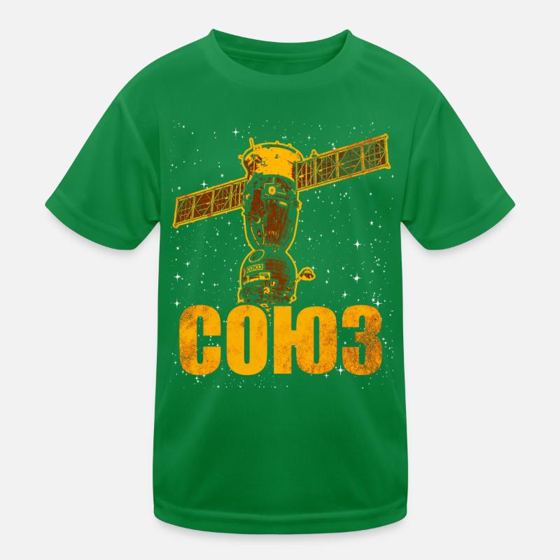 Vaisseau spatial soviétique Soyouz T-shirt sport Enfant